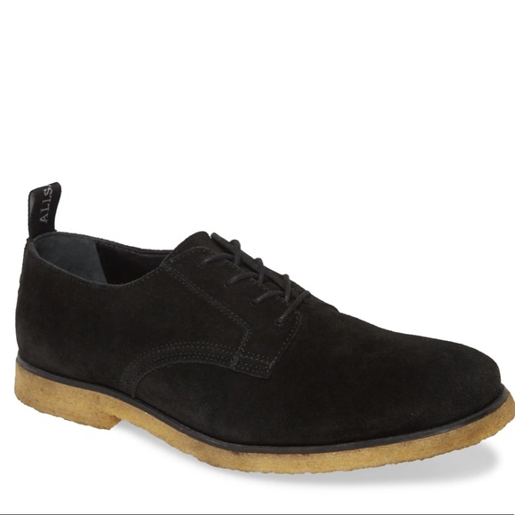 AllSaints 🍁🍂black suede Derby Men’s size 8